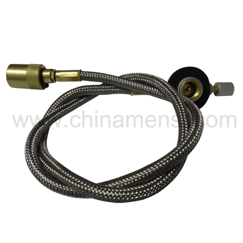 Camping stove flexible hose